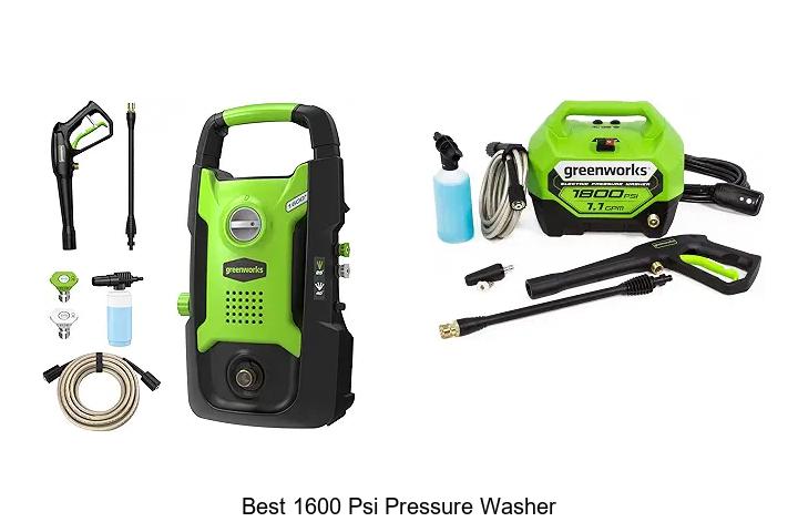 Top 10 Best 1600 PSI Pressure Washer You Need Today!