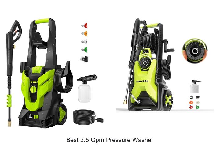 Top 10 Best 2.5 GPM Pressure Washer Deals You Can’t Miss