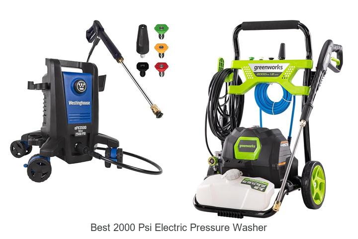 Top 15 Best 2000 PSI Electric Pressure Washer Deals Now!