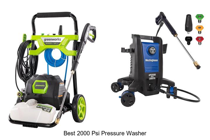 Top 10 Best 2000 PSI Pressure Washer That Will Blow You Away