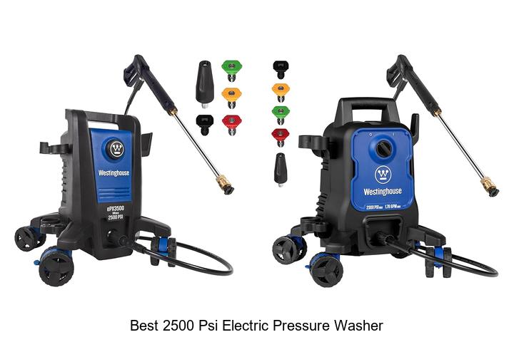Top 10 Best 2500 PSI Electric Pressure Washer Reviewed!