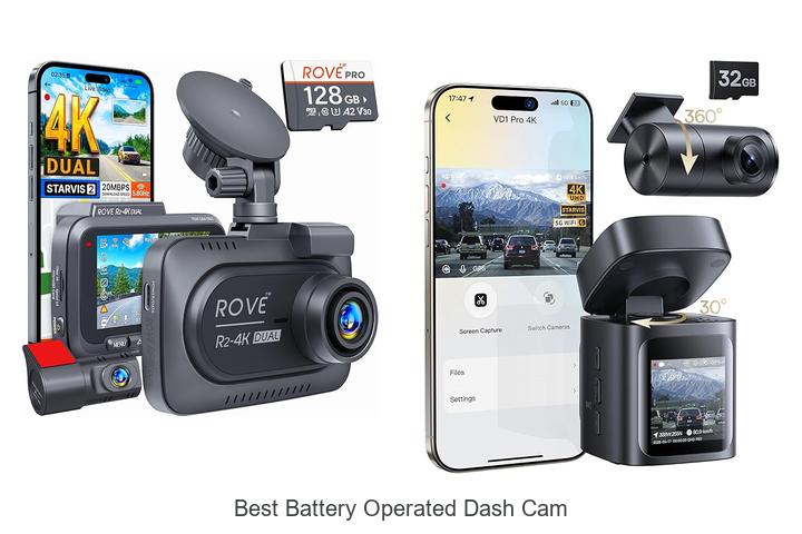 Top 12 Best Battery Operated Dash Cam That Blows Minds!