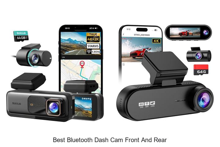 Top 10 Best Bluetooth Dash Cam Front and Rear You Need!