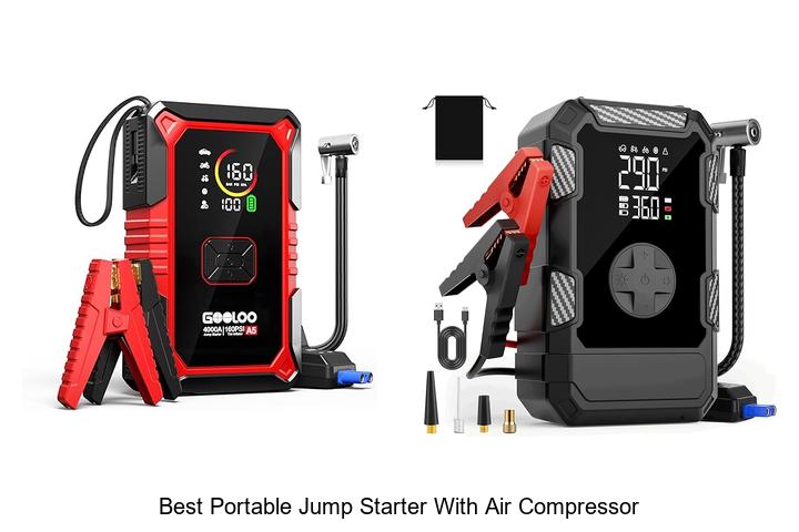 Top 15 Best Portable Jump Starter With Air Compressor Revealed