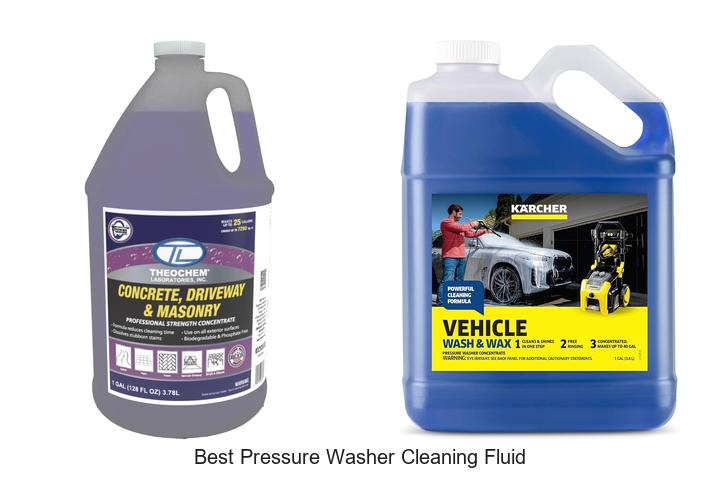 Top 10 Best Pressure Washer Cleaning Fluid You Must Try!