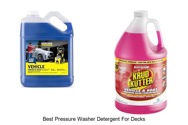 Top 10 Best Pressure Washer Detergent for Decks That Shine