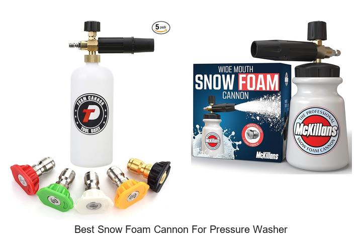 Top 10 Best Snow Foam Cannon for Pressure Washer Revealed!