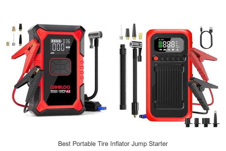 Top 10 Best Portable Tire Inflator Jump Starter Revealed!