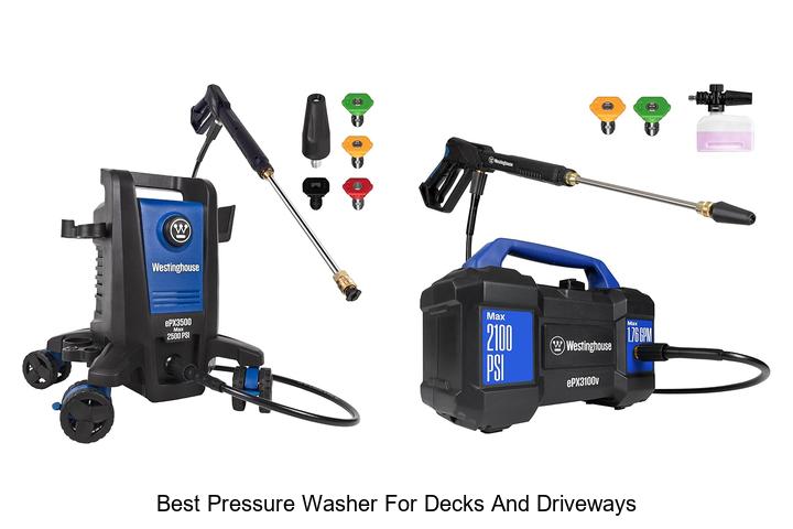 Top 12 Best Pressure Washer For Decks And Driveways Revealed